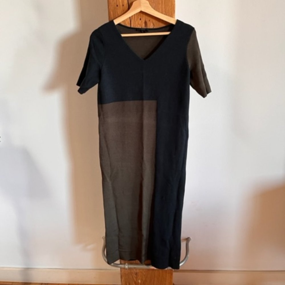 COS Colorblock Knit Dress Small